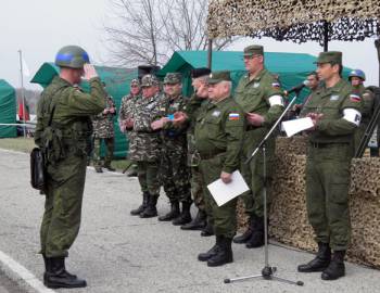 Новый Регион: На берегах Днестра состоялись трехсторонние учения миротворцев (ФОТО)