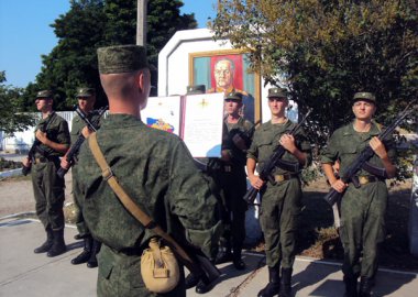 Новый Регион: Новобранцы ОГРВ в Приднестровье приняли военную присягу (ФОТО)