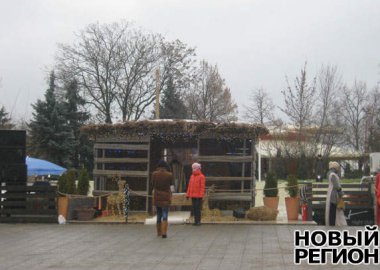 Новый Регион: В центре Тирасполя установили Рождественские ясли (ФОТО)